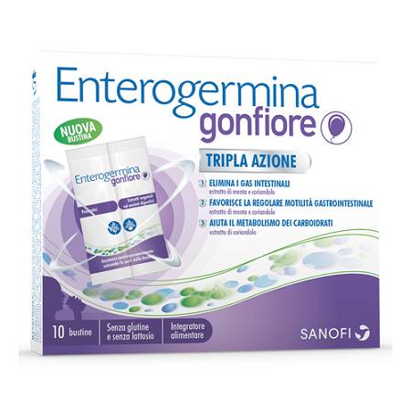 Enterogermina gonfiore 10 bustine