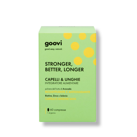 Goovi stronger better longer 60 compresse capelli e unghie