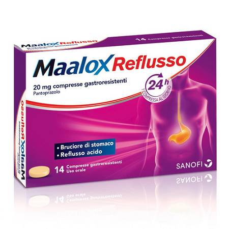 Maalox reflusso 14 compresse 
