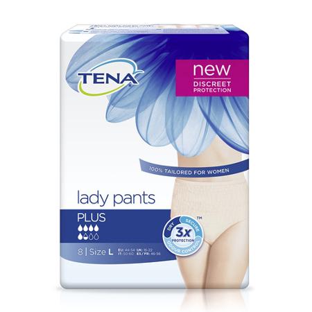 TENA New Lady Pants Plus Taglia L 8 pezzi