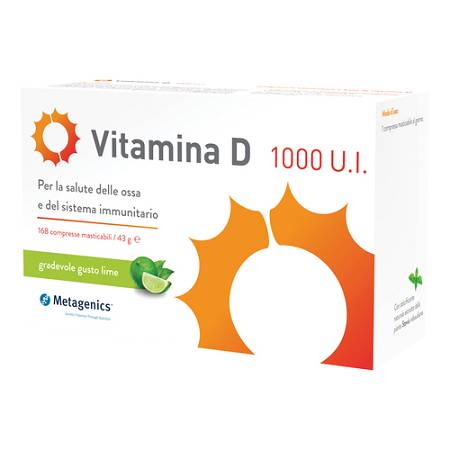 Vitamina D 1000 UI integratore vitamina D 168 compresse