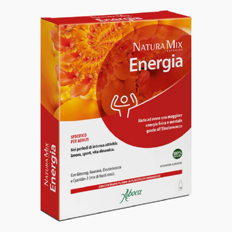 Aboca natura mix advanced energia concentrato fluido flaconcini