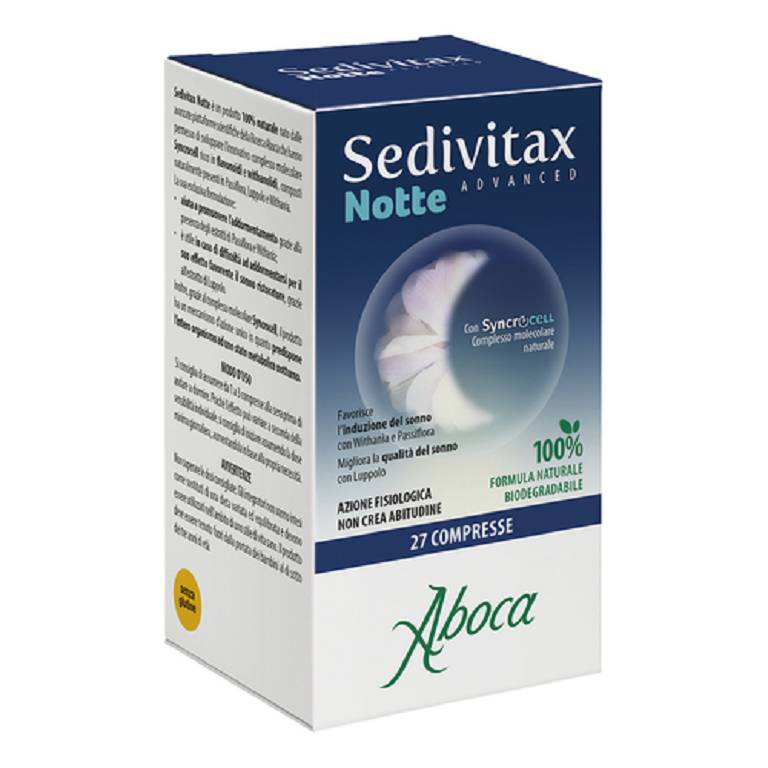 Aboca Sedivitax notte advanced 27 compresse
