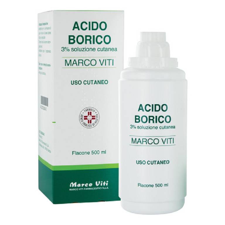 ACIDO BORICO MV*3% 500ML - Farmacia Busetti