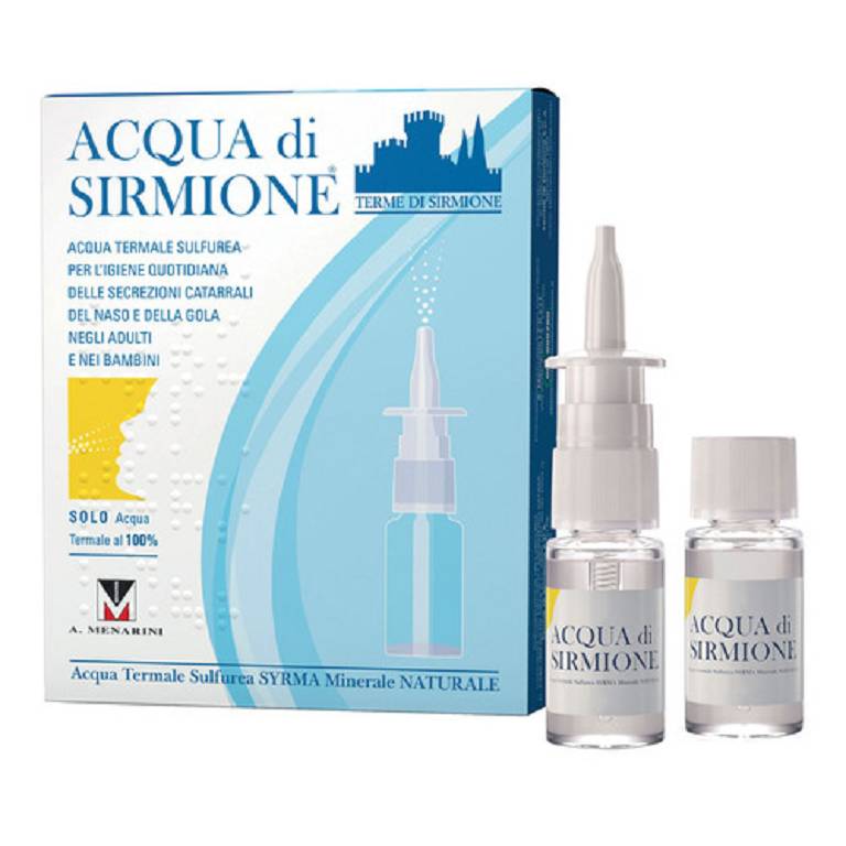 Acqua sirmione minerale naturale 6 flaconcini 15ml