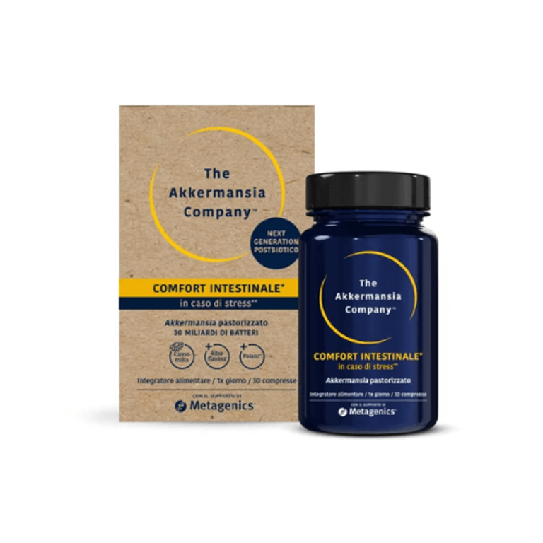 Akkermansia comfort intestinale 30 compresse