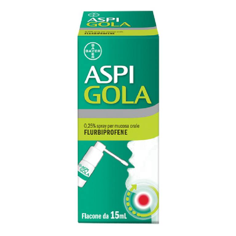 Aspi gola spray 15ml 0,25%