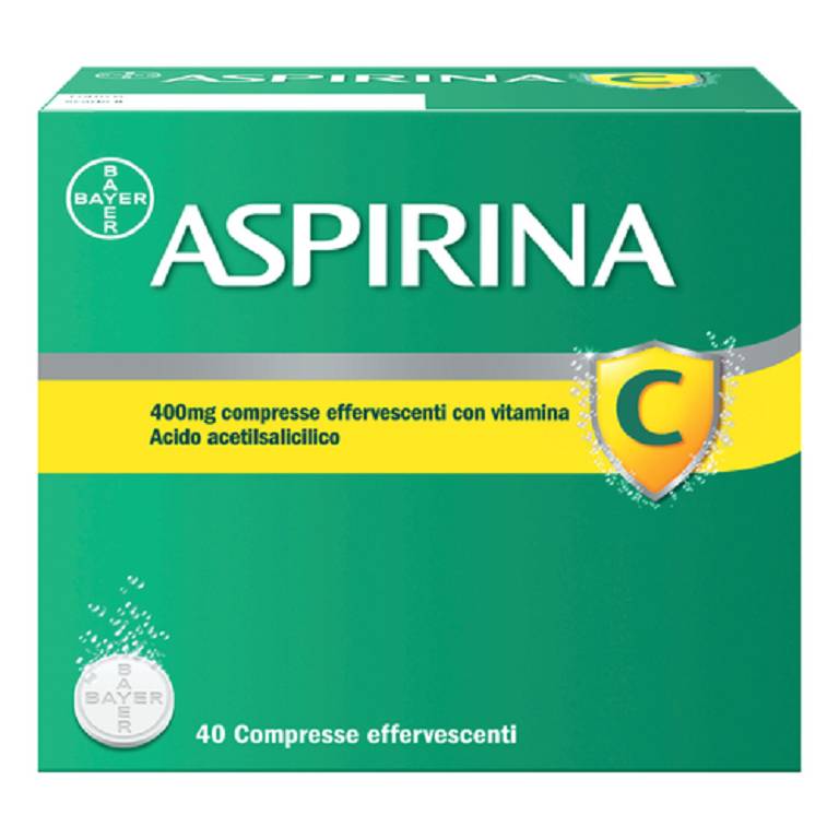 Aspirina C 40 compresse effervescenti 400+240mg