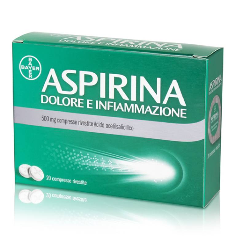 Aspirina dolore infiammazione 20 compresse 500mg