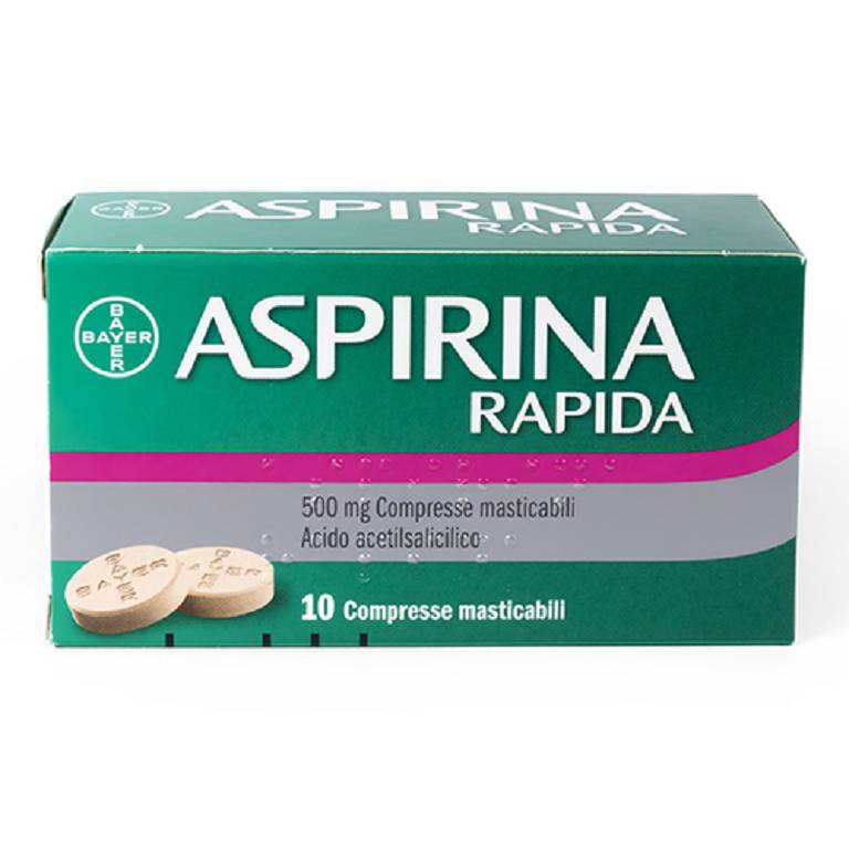 Aspirina rapida 10 compresse masticabili 500mg