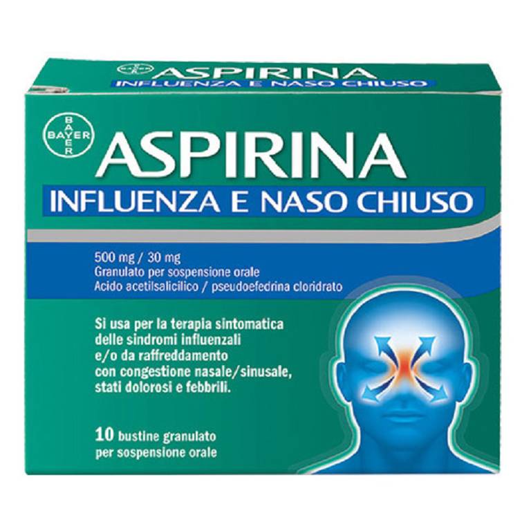 Aspirinaact 10 compresse effervescenti 800+480mg