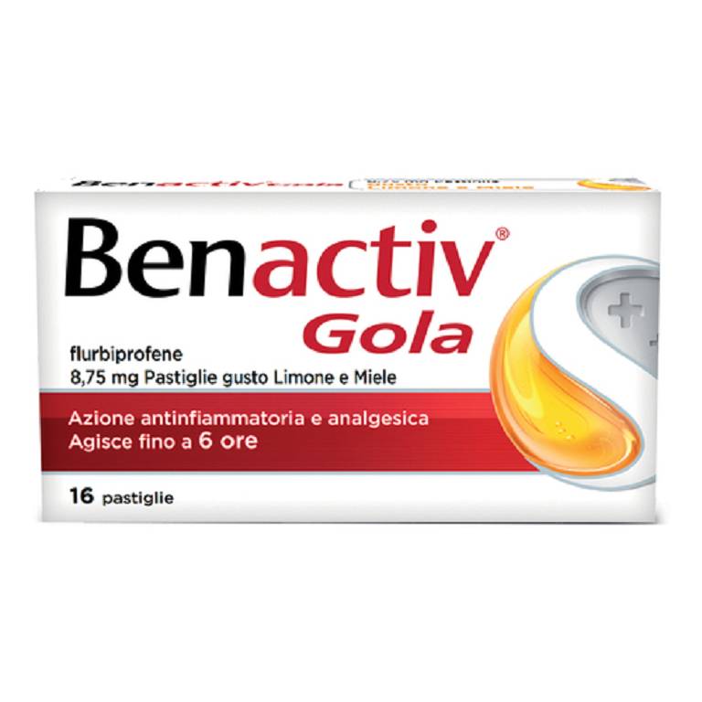 Benactiv gola 16 pastiglie limone miele