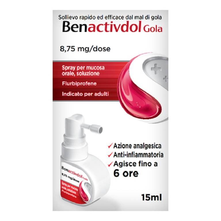 Benactivdol gola spray 15ml 8,75