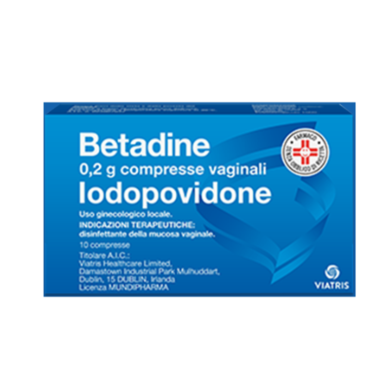 Betadine 10 compresse vaginali 200mg