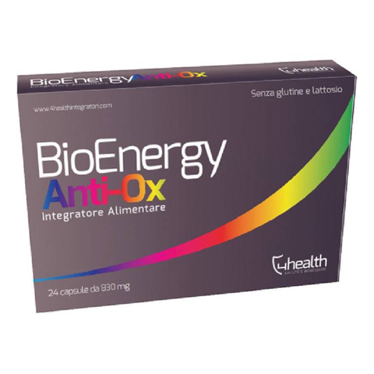 BIOENERGY ANTIOX4H 24CPS 830MG