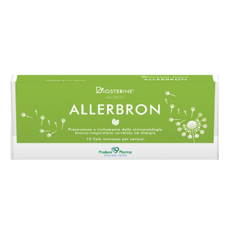 Biosterine allergy allerbron 10 fiale monouso per aerosol