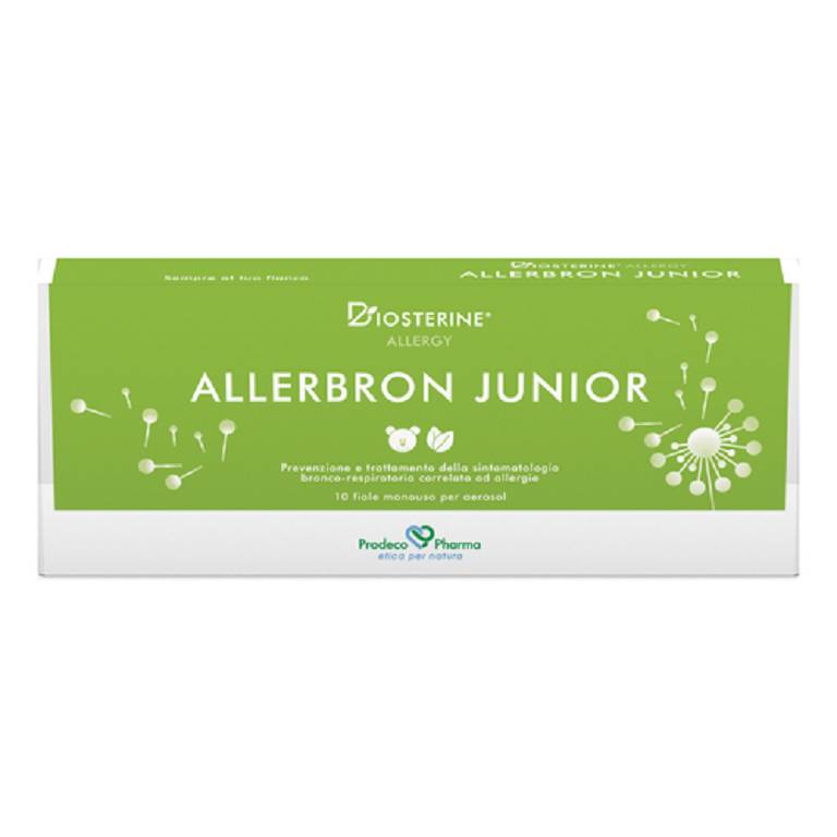Gse biosterine allergy allerbron junior 10 fiale monouso per aerosol