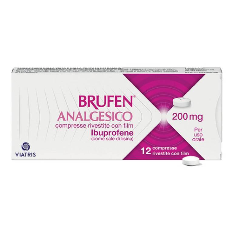 Brufen analgesico 12 compresse rivestite 200mg