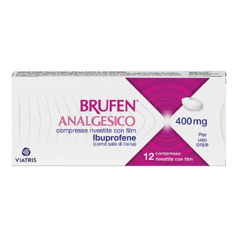 Brufen analgesico 12 compresse rivestite 400mg