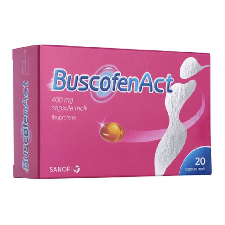 Buscofen act 20 capsule molli 400mg