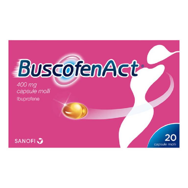 Buscofen act 20 capsule molli 400mg