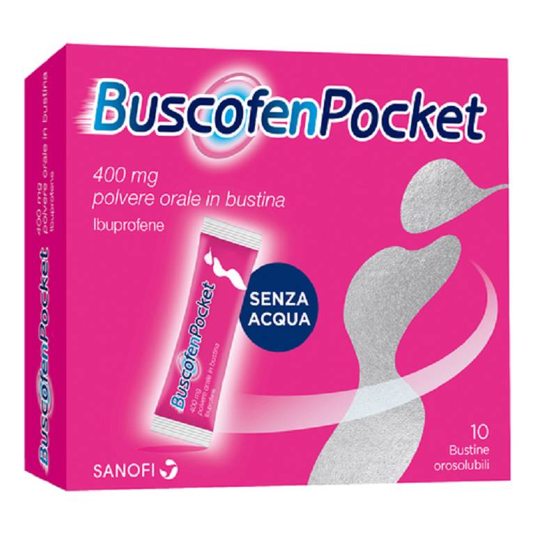 Buscofen pocket 10 bustine 400mg