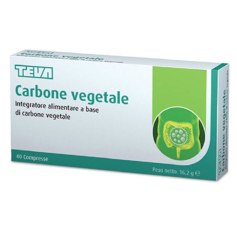 CARBONE VEGETALE 40CPR - Farmacia Busetti