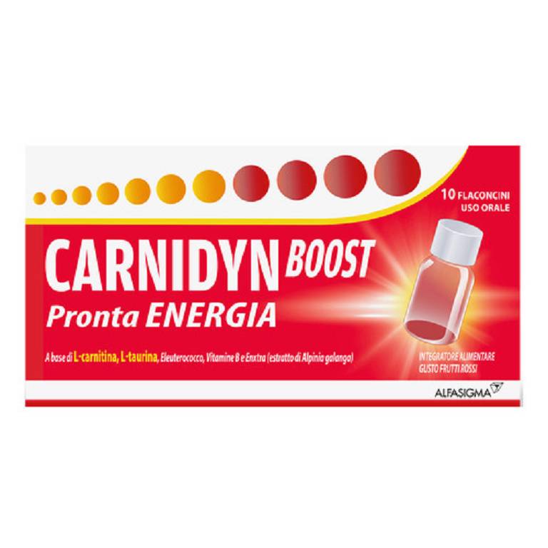 Carnidyn boost 10 flaconi pronta energia