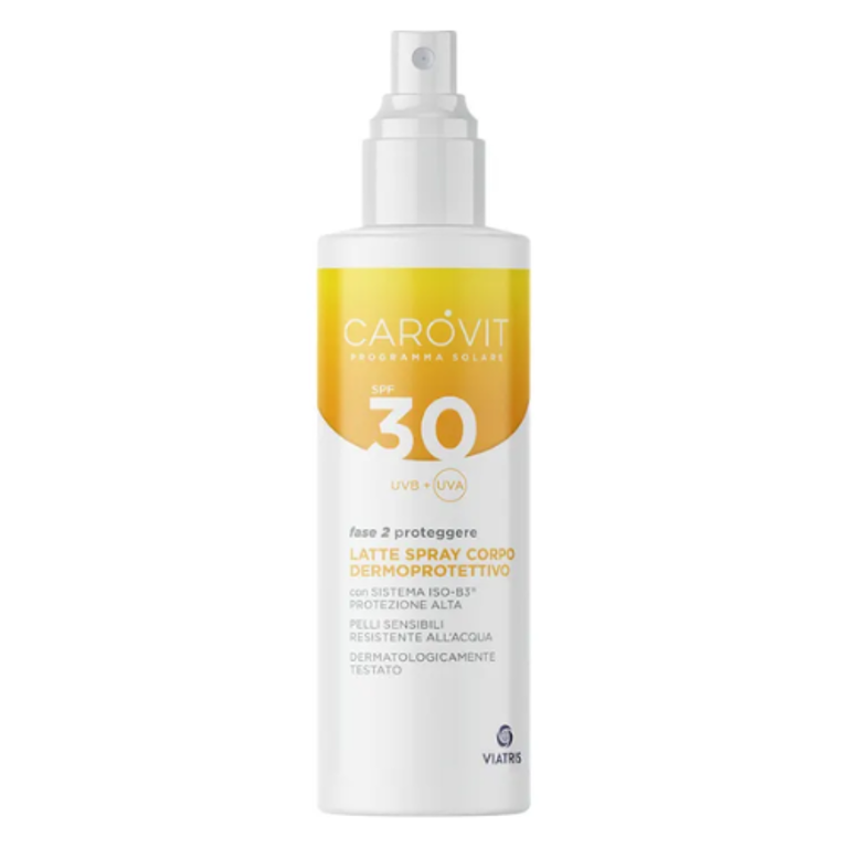 Carovit latte spray corpo dermoprotettivo SPF 30 200ml