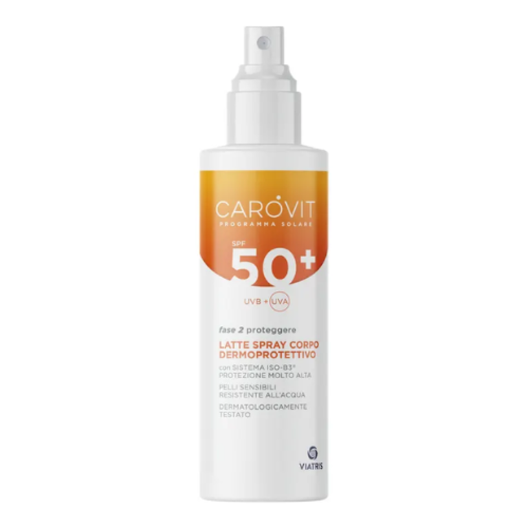 Carovit latte spray corpo dermoprotettivo SPF50+ 200ml 