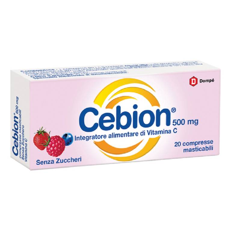 Cebion Vitamina C 20 compresse masticabili senza zucchero