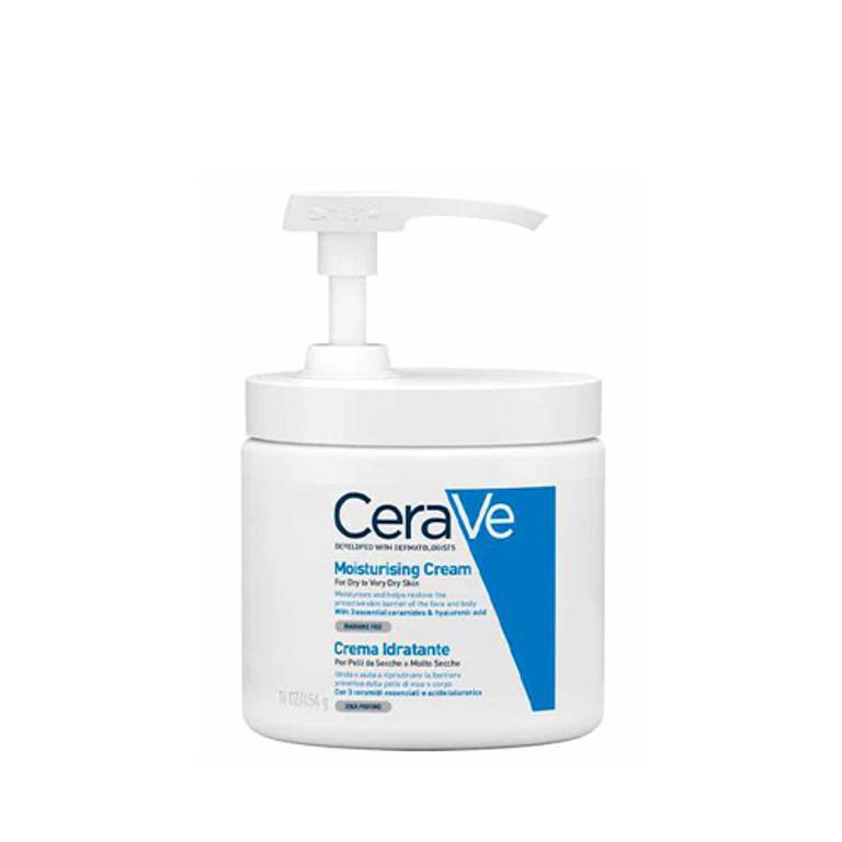 Cerave crema corpo idratante per pelli secche e molto secche 454ml con dosatore