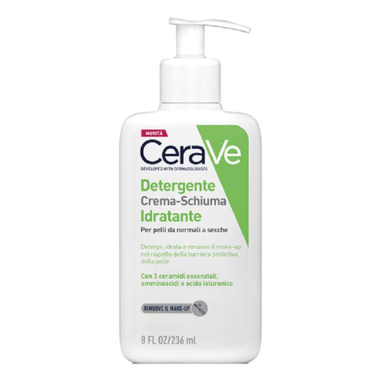 Cerave detergente crema schiuma idratante 236ml