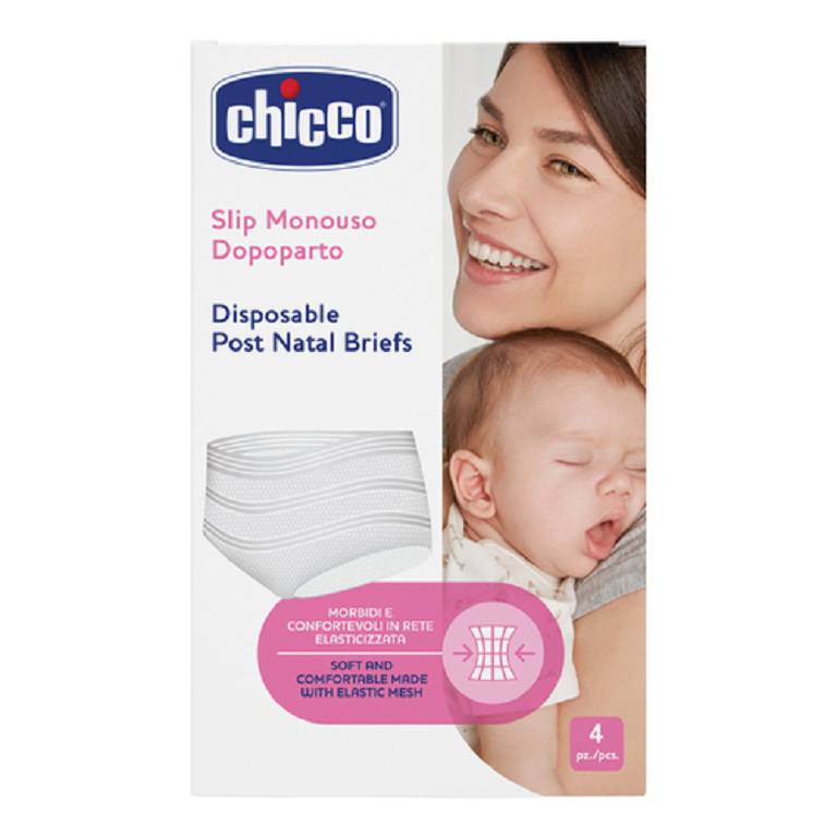 Chicco slip rete monouso post parto Tg unica 4 pezzi 