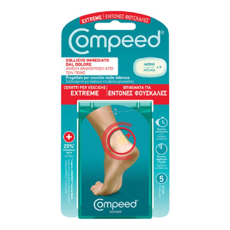 Compeed cerotti vesciche extreme 5 pezzi