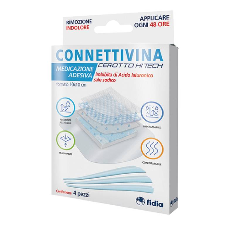 Connettivina cerotto hitech 10X10 4 pezzi