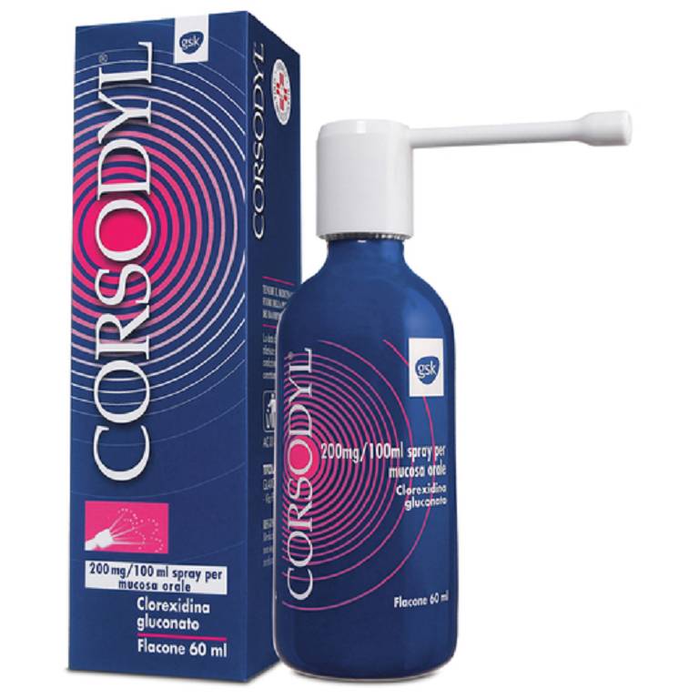 Corsodyl spray 60ml 200mg/100ml