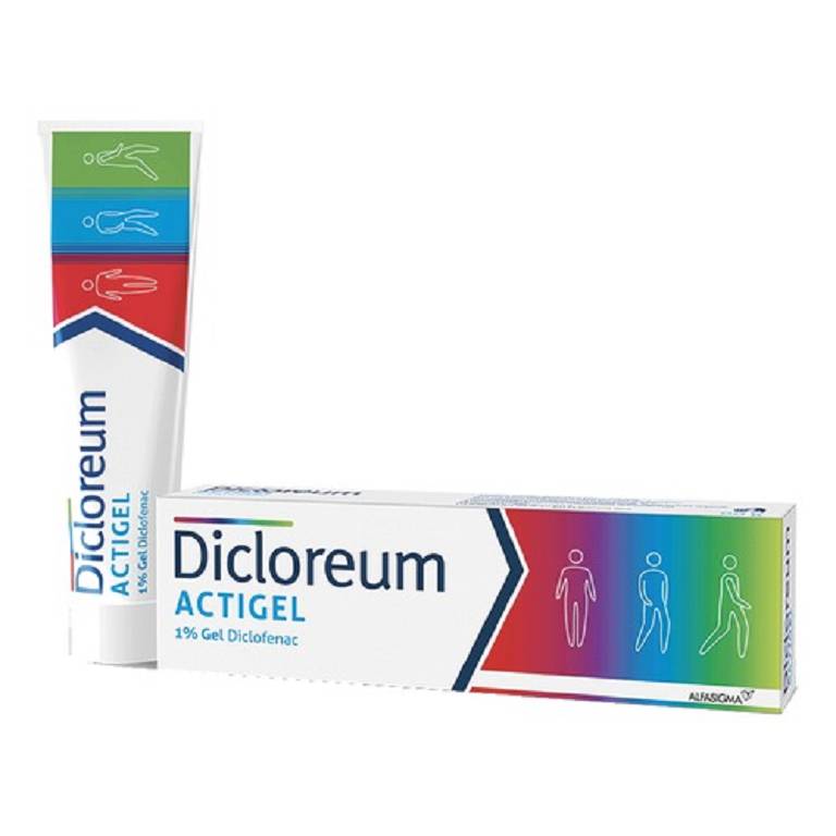 Dicloreum actigel gel 1% 50g