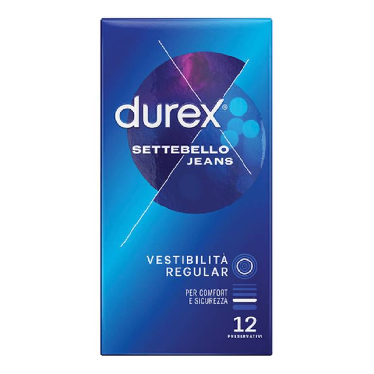 Durex jeans preservativi easy-on 12 pezzi
