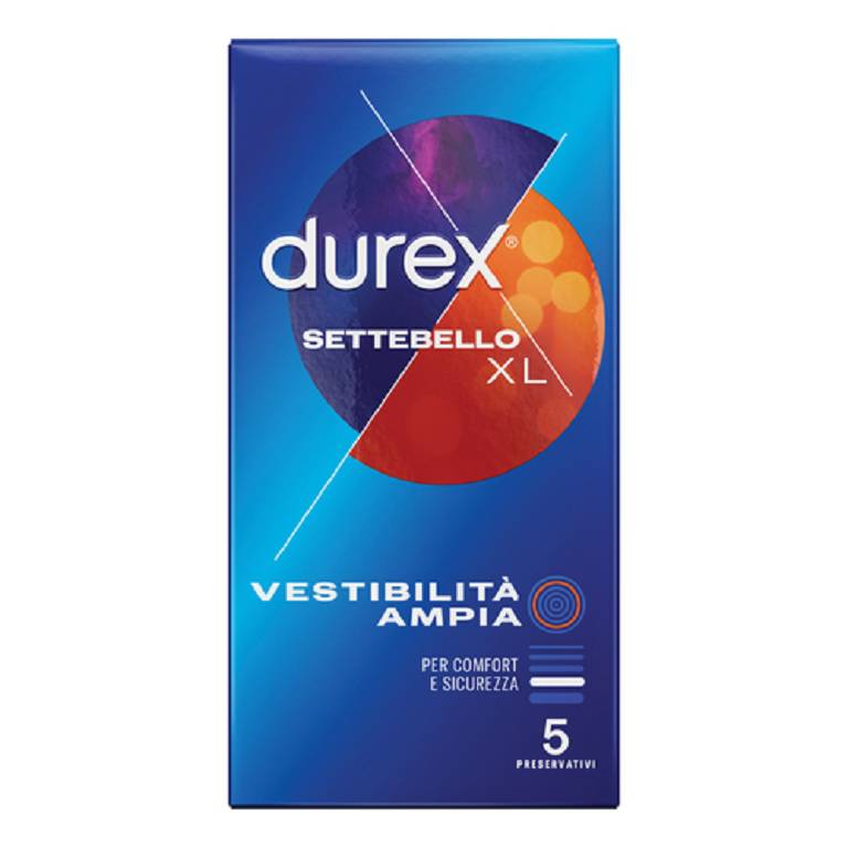 Durex settebello XL 5 pezzi