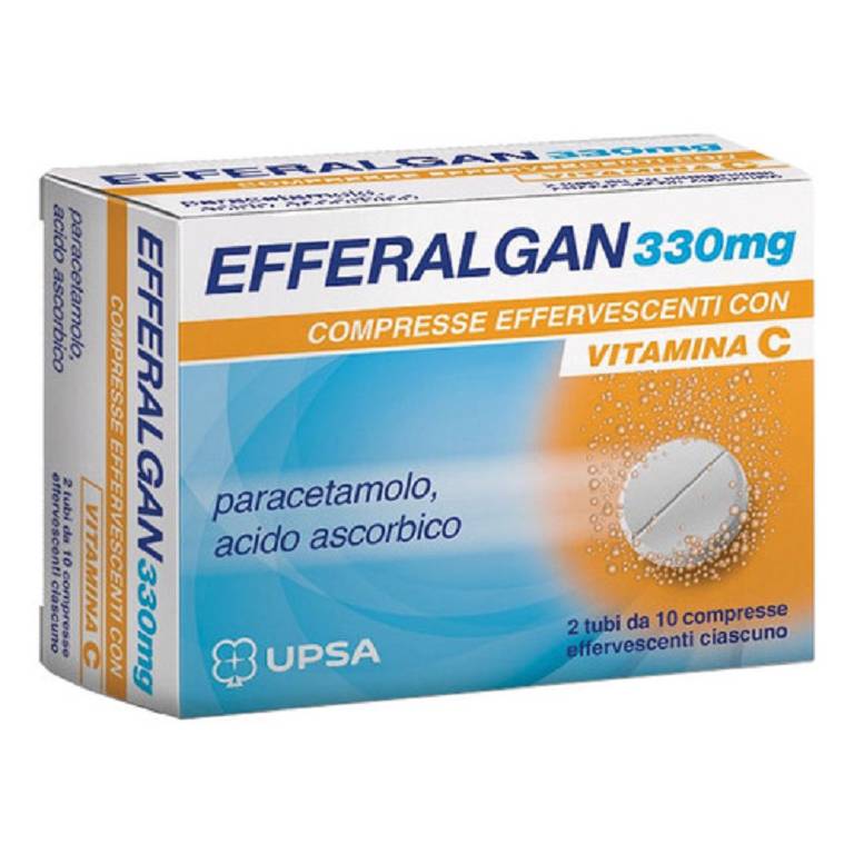 Efferalgan 20 compresse effervescenti 330+200mg