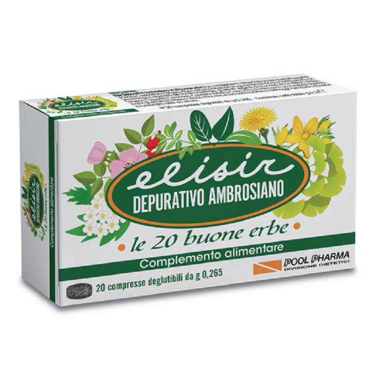 Elisir depurativo ambrosi 20 compresse