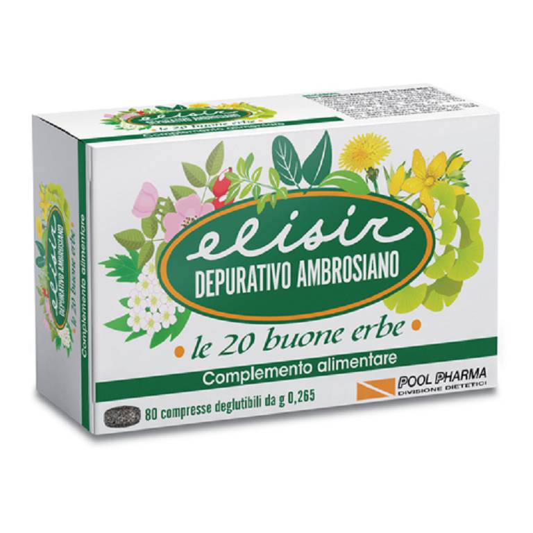 Elisir depurativo ambrosi 80 compresse