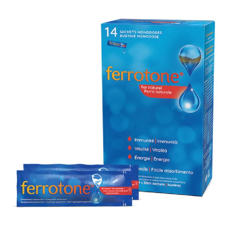 FERROTONE 14 BUSTINE 20 MG