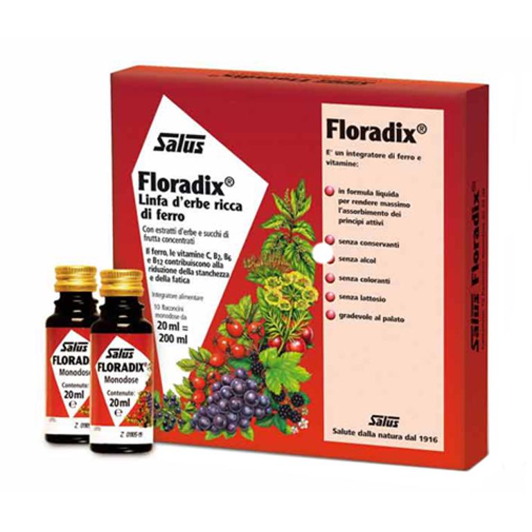 Floradix monodose 10 flaconcini