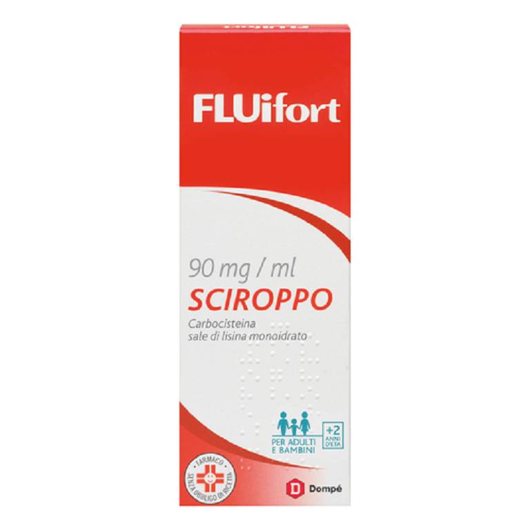 Fluifort sciroppo 200ml 90mg/ml+mi