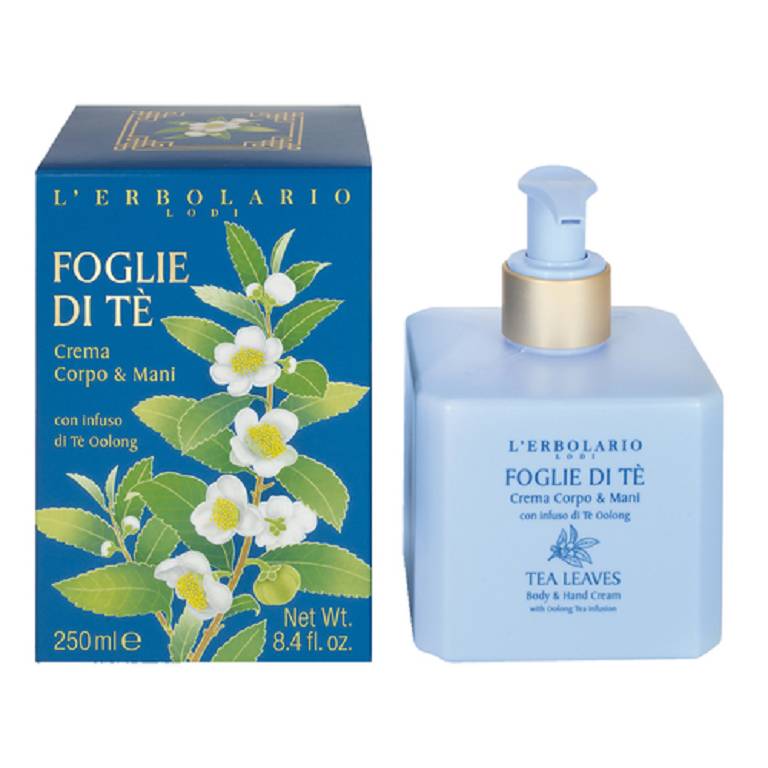 Foglie di te' crema corpo e mani 