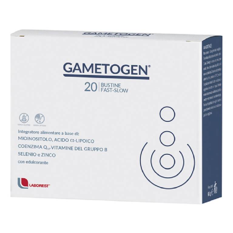 Gametogen con vitamine e sali minerali per la fertilità maschile