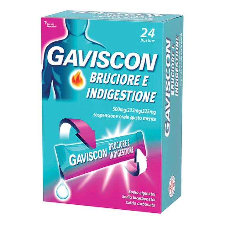 Gaviscon bruciore e indigestione 24 bustine 