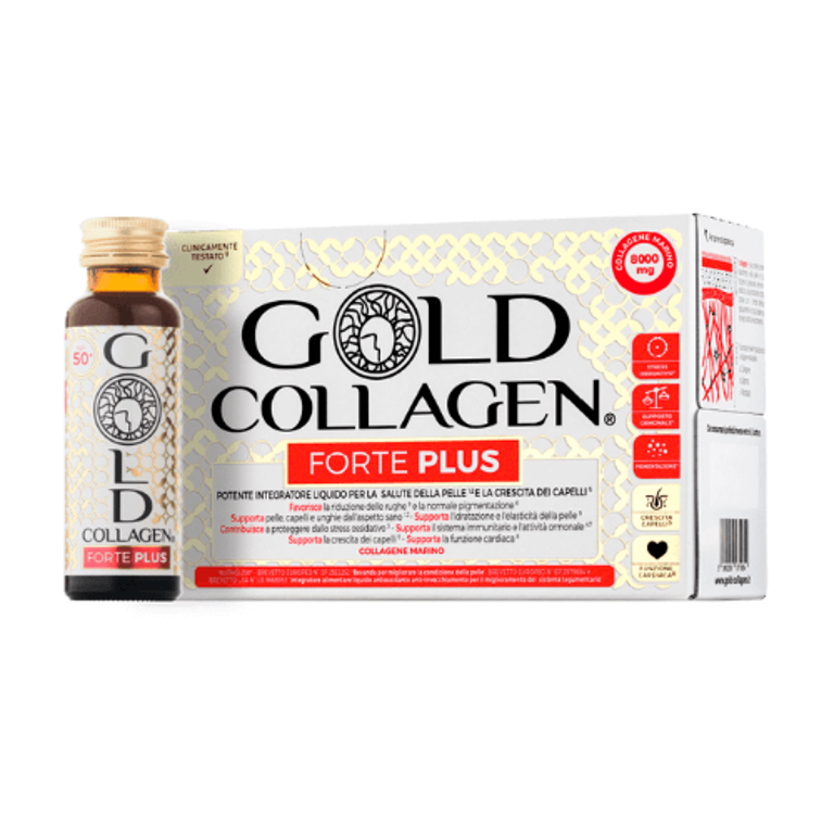 Gold collagen forte plus 10 flaconi